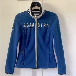 Gaastra Woman’s Blue Ski Jacket fleece with Athletic Cut and Neon Accents Size M